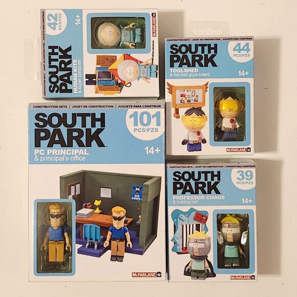 South Park Mcfarlane toys lot of 4 SEALED Packages - Picture 1 of 6